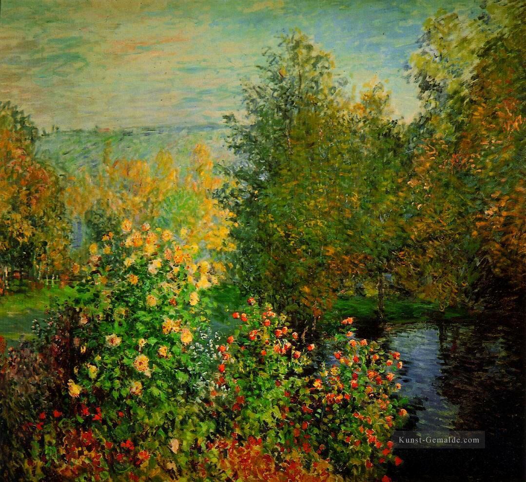 Der Hoschedés Garten in Montgeron Claude Monet impressionistischen Blumen Ölgemälde